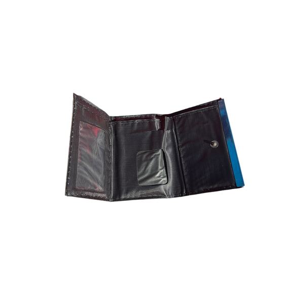 Wine Red Retro Small New In Pack Card Wallet ID Card Holder Never used Deadstock - Picture 4 of 15